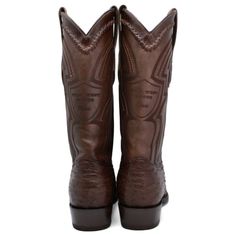 The choice for those who know and appreciate a nice pair of exotic boots. These Wild West Full Quill Ostrich Boots are classic and 100% handcrafted. Every pair of Wild West boots are manufactured from the finest exotic skin and leather for the best walking experience. Genuine Full Quill Ostrich Skin Brown Color EE Width. If you use "d" width, order half size smaller. Handmade Round Toe Profile Hand Stitched Upper Shaft Full Leather Shaft and Pull Straps Cushioned Leather Insole Full Leather Lini Ostrich Skin Boots, Luxury Western Mid-calf Boots For Rodeo, Western Style Brown Mid-calf Boots Medium Width, Men's High-end Plain Toe Desert Boots, Luxury Western Brown Mid-calf Boots, Ostrich Boots, West Boots, Embroidered Leather, Color Cafe