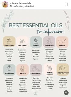 Cliganic Essential Oil Recipes, Popular Essential Oils, Healing With Essential Oils, Essential Oil Blends For Sickness, Essential Oils For Illness, Essential Oils For Nose Congestion, Vicks Essential Oil Blend, Which Essential Oils Do What, Sick Essential Oil Blend