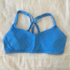 Can’t Remember What Style This Is, But It’s Similar To The Free To Be Wild Bra In Support And Style. Only Worn A Couple Of Times Basically Brand New. Blue Sports Bra For Running, Casual Blue Activewear, Bra-friendly, Casual Blue Activewear, Bra Friendly, Casual Blue Sports Bra With Built-in Padding, Blue Activewear With Built-in Padding For Light Exercise, Casual Blue Activewear With Built-in Padding, Light Blue Casual Sports Bra For Gym, Light Blue Athleisure Sports Bra For Yoga, Light Blue Seamless Activewear For Sports