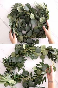 How To Make A Beautiful And Quick Eucalyptus Wedding Table Runner In 6 Easy Steps - Ara U Designs Eucalyptus Wedding Centerpiece, Eucalyptus Wedding Decor, Garland Table Runner, Round Wedding Tables, Greenery Wedding Centerpieces, Artificial Eucalyptus Garland