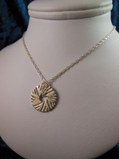 Small sterling silver millstone necklace from our millstone collection! Pendant Necklace, Tattoos, Pendant