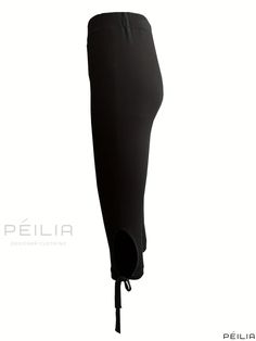 Peilia - Chic Knotted Capri Leggings: Versatile High-Waisted Style for Womens Casual Wardrobe Capri-length Activewear With Elastic Waistband, Capri-length Leggings With Pockets For Workout, Black Sporty Capri-length Leggings, Compressive Capri Leggings, 4-way Stretch Capri Leggings, High Waist Fashion, Casual Stripes, Crewneck Dress, Capri Leggings