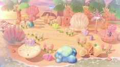 Heart Shaped Lake Animal Crossing, Beach Areas Animal Crossing, Mermaidcore Acnh, Mermaid Core Animal Crossing, Acnh Mermaid Cove, Villager Animal Crossing, Atlantis Animal Crossing, Mermaid Island Acnh, Acnh Mermaid Bathroom