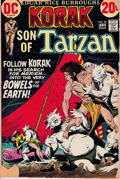 the cover to korak and the son of tarazann, from dc comics