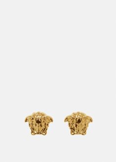 Medusa Jewelry, Body Jewelry Diy, Versace Earrings, Designers Jewelry Collection, Small Stud Earrings, Versace Gold, Versace Jewelry, Luxury Earrings, Small Earrings Studs