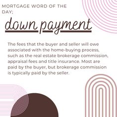 a poster with the words down payment and an image of a woman's head