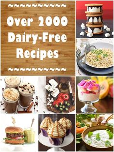 over 2000 dairy - free recipes cover