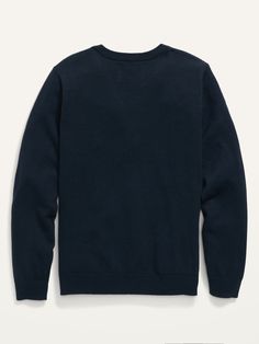 "Online exclusive! Rib-knit V-neck.  Long sleeves, with rib-knit cuffs.  Rib-knit hem.  Soft, medium-weight 100% cotton yarn.  Relaxed fit through body.  Boys uniform V-neck sweater hits below waist.  cotton 100%" Casual Blue V-neck Sweatshirt, Cotton V-neck Sweatshirt With Ribbed Cuffs, V-neck Cotton Sweatshirt With Ribbed Cuffs, Solid Cotton V-neck Cardigan, Solid Color Cotton V-neck Sweatshirt, Cotton V-neck Solid Color Sweatshirt, Cotton V-neck Sweatshirt, Casual Cotton V-neck Sweatshirt, Casual Navy V-neck Sweater For Fall