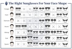 How To Buy Men's Sunglasses | The Perfect Pair For Your Face Shape Glasses Oblong Face, Square Face Sunglasses, Glasses For Oblong Face, Glass Frames For Men, Sunglasses Shapes, How To Choose Sunglasses, Face Shape Guide, Face Shape Sunglasses, Sunglasses For Your Face Shape