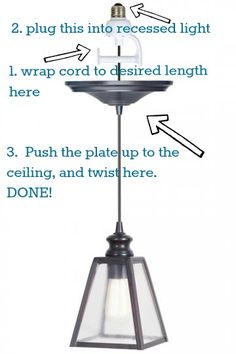 the instructions for installing an outdoor light fixture