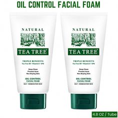 Clean face deeply and gently cleanses the facial skin. Tea Tree Oil is essential oil from the leaves of the tea tree. Protects and inhibits bacteria/fungus. Ingredients : Tea Tree Oil, Vitamin E, Evening Primrose Oil. Tea Tree Cleanser, Skin Tea, Wash Face, Natural Teas, Skin Care Cleanser, Primrose Oil, Evening Primrose Oil, Prevent Acne, Evening Primrose