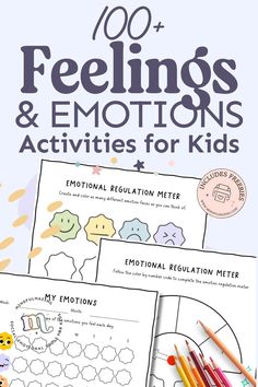 feelings and emotions activities for kids