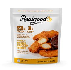 real good chicken strips with dipping sauce