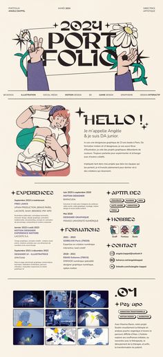 an image of a web page with many different things on it, including the words hello and