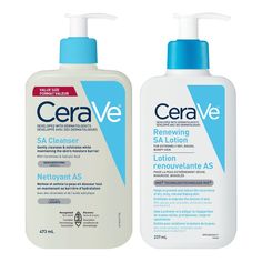 CeraVe Salicylic Acid Cleanser & Lotion help to gently cleanse, exfoliate, and hydrate the skin all while maintaining the skin's moisture barrier Description CeraVe SALICYLIC ACID Cleanser, Renewing SA Smoothing BHA Exfoliant for Face. Suitable for Keratosis Pilaris & Psoriasis. Gentle Cleanser With Hyaluronic Acid, Niacinamide, Vitamin D & Ceramides. Fragrance Free, No microbeads, 473ml Developed with dermatologists, CeraVe SA cleanser provides gentle, non- irritating exfoliation without harsh microbeads or grains that can scratch or injure the skin. Suitable for the face and body as well as acne-prone and psoriasis-prone skin. Product can be used for "Keratosis Pilaris". This salicylic acid cleanser contains three essential ceramides, hyaluronic acid and niacinamide, to help restore the Cerave Sa Smoothing Cleanser Review, Cerave Foaming Oil Cleanser, Cerave Gentle Skin Cleanser, Cerave Sa Smoothing Cleanser, Cerave Foaming Facial Cleanser For Normal To Oily Skin, Salicylic Acid Cleanser, Keratosis Pilaris, Skin Care Cleanser, Gentle Cleanser