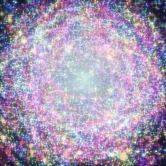 an image of a star filled sky with lots of stars in the center and colorful colors