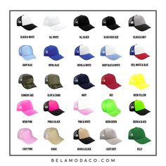 "VIEW MOCK UP & DESIGN YOUR OWN HAT HERE: https://bit.ly/CustomTruckerHats ♥ DETAILS - Every order is printed (with so much love!) in South Florida US 🇺🇸 , Where we Print and Ship your order with the best Quality materials - Feel free to send us your special request if you would like to design your own shirt/sweatshirt etc (we love custom orders!) - All prints are limited to a print area of 2.75\" x 4\" space but this will vary on design, text or logo being printed if you would like a specific White Adjustable Hat, Customizable Black 5-panel Hat, Customizable Adjustable Snapback Hat, Customizable Adjustable Black Hats, Black Adjustable Customizable Hats, Adjustable Blank Snapback Trucker Hat, Customizable White 5-panel Hat, Design Your Own Shirt, Image Font