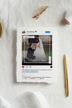 Modern Funny Social Media Wedding RSVP Card by Khob Wedding Card Creative, Wedding Rsvp Card, Rsvp Wedding Cards, Wedding Rsvp, The Trend, Rsvp Card