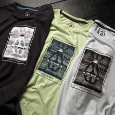 The Volcom 'Peace Glitch' Tees Mens Tshirts