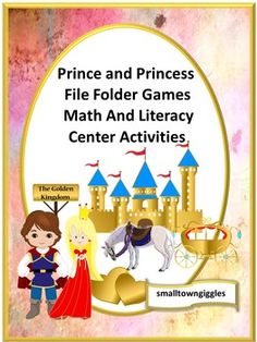 the princess and prince filler games math and literacy center activities