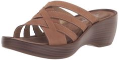 PRICES MAY VARY. Full-grain leather woven straps Eastland Exclusive Active Memory Foam comfort insole supports and conforms to the curves of your foot Shock absorbing Polyurethane outsole offers lightweight durability Heel Height: 2 1/2" Comfortable Brown Synthetic Sandals, Brown Adjustable Wedge Sandals With Cushioned Footbed, Adjustable Brown Wedge Sandals With Cushioned Footbed, Brown Synthetic Sandals With Cushioned Footbed, Cushioned Wedge Sandals With Synthetic Material, Comfortable Brown Sandals With Arch Support, Comfortable Cushioned Synthetic Wedge Sandals, Comfortable Synthetic Wedge Sandals With Cushioned Footbed, Comfortable Cushioned Wedge Sandals