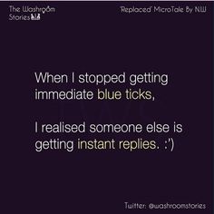 a quote that reads, when i stopped getting immediate blue tricks, i related someone else is getting instant replicas