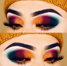 Subculture Palette, Fall Eyeshadow, Fall Eye Makeup, Bold Eye Makeup, Makeup For Black Skin, Nude Palette, Fall Makeup Looks