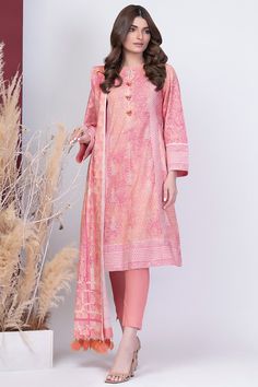 Ms 5.1 21 Coral AlKram Mid Summer 2021 Pink Cambric Lawn Suit For Eid, Pink Long Sleeve Lawn Suit With Naqshi, Pink Cambric Long Sleeve Sets, Cambric Lawn Suit With Long Sleeves For Eid, Long Sleeve Cambric Lawn Suit For Eid, Pink Long Sleeve Unstitched Suit For Spring, Pink Long Sleeve Cambric Lawn Suit, Pink Lawn Suit With Dabka And Long Sleeves, Pink Long-sleeved Lawn Suit With Dabka