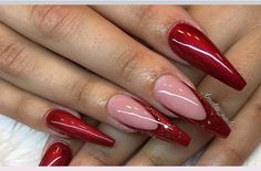 Red And Gold Nails, Unghie Nail Art, Art Designs Ideas, Winter Nails Acrylic, Christmas Nail Art Designs