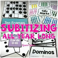 subtizing all year long with ten frames