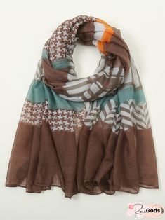 Type:ScarfStyle:CasualMaterial:FabricPattern Type:Geometric Pattern Scarf, Patterned Scarves, Shop Now