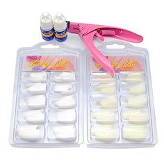 Warm Girl 100Pcs Natural False Nails 100pcs White False Nails Nail Glue Cutter Clipper Acrylic Art Manicure Kits Nail Tools * You can find out more details at the link of the image. (This is an affiliate link) #FalseNails Builder Gel Nails, Builder Gel, Manicure Kit, Manicure Y Pedicure, Nail Glue, Nail Art Tools, Powder Nails, Nail Tools, False Nails