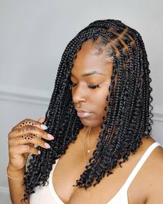 Braids Hairstyles 2023, Bob Braids Hairstyles, Tan Skin Blonde Hair, Short Box Braids Hairstyles, Short Box Braids, Goddess Braids Hairstyles, Box Braids Hairstyles For Black Women, Braids Hairstyles Pictures, Box Braid