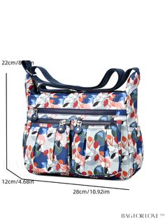 BagForLove - Chic Floral Print Crossbody Bag with Multiple Pockets Product Description Color Multicolor Bag Size Medium Pattern Type Plants Type Messenger Bag Composition 100% Polyester Material Polyester Size Chart INCH CM Bag Length Bag Width Bag Height 11 inch 4.7 inch 8.7 inch Bag Length Bag Width Bag Height 28 cm 12 cm 22 cm Details Pictures Similar Products h2 { text-align: center; } /* æ¢è¡ */ li{ white-space: normal; word-break: break-all; word-wrap: break-word; } .red-box { width: 100%; display: flex; flex-direction: row; flex-wrap: wrap; justify-content: center; } .red-box > div { width: 190px; height: 250px; margin: 10px; } .red-box > div > a > img { width: 190px; height: 250px; } .size-box { width: 100%; margin: auto; white-space: nowrap; } .table { border-collapse: collapse; Trendy Multicolor Bags With Pockets, Trendy Multicolor Shoulder Bag With Pockets, Multicolor Travel Shoulder Bag With Pockets, Multicolor Shoulder Bag With Pockets For Travel, Multicolor Shoulder Bag With Pockets, Casual Multicolor Shoulder Bag With Zipper Pocket, Multicolor Bags With Pockets For Daily Use, Multicolor Crossbody Bag With Zipper Pocket, Multicolor Satchel Bag With Pockets