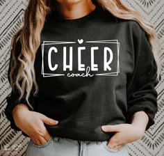 Cheer Coach Shirts, Cheerleading Coaching, Softball Mom Svg, Made To Worship, Mom Shirt Svg, Cheer Mom Shirts, Softball Mom Shirts, Coach Shirts, Quotes Shirt