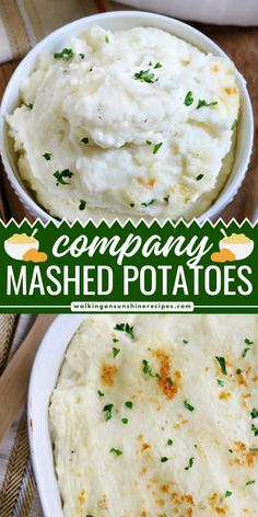 This easy summer BBQ side dish is the perfect fit for your 4th of July food menu. You'll love its rich and creamy flavor! Prep ahead a company mashed potatoes to enjoy a flavorful meal later! Company Mashed Potatoes, Mashed Potatoes Ahead Of Time, Thanksgiving Food Ideas, Potato Side Dishes Easy, Mashed Potato Recipe, Cream Cheese Butter, 4th Of July Food, Bbq Side Dish, Best Potato Recipes