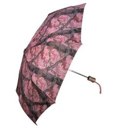 This 40-inch folding umbrella from Rivers Edge Products is a space-saving, compact umbrella option suited for people on the go. An automatic push button allows you to open the umbrella easily and quickly with one hand. While open, it is 40 inches across to protect you from both wind and rain. Closed, this umbrella measures only a foot long and slides into its matching storage pouch so you won't need to worry about dripping water indoors. Features Fall transition pink camo pattern by CB Outdoor. Keep yourself protected from the weather Mother Nature showers on you with this deluxe, heavy-duty umbrella. 40" wide to protect you from the wind and rain Opens easily with one hand When closed it's compact size is 12" Fall Transition Pink Camo pattern Womens Hunting Clothes, Camo Life, Country Closet, Camo Stuff, Pink Mossy Oak, Muddy Girl, Windproof Umbrella, Compact Umbrella, Country Stuff