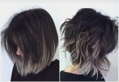 Haircut Summer, Cortes Bob, Natural Curly Hair Cuts, Short Ombre Hair, Peekaboo Hair, Corte Bob, Dark Hair With Highlights, Mom Hairstyles, Hair Appointment