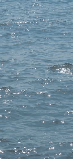 the sun shines brightly on the water as it reflects off the blue ocean surface