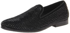 PRICES MAY VARY. No Heel Heel Height: 0.75 inches Textile upper with crystal embellishments Synthetic outsole Slip-on construction and round toe Disco Shoes, Steve Maddens, Loafers Style, Amazon Com, Mad Men, Slip Ons, Men Fashion, Loafers Men, Steve Madden