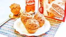 2 Ingredient Pumpkin Muffins, Air Fryer Pumpkin, Spice Cake Mix And Pumpkin, Air Fryer Recipes Dessert, Apple Hand Pies