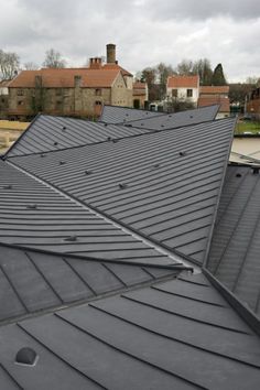 an image of a roof that has been installed