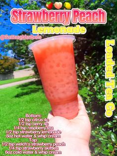 strawberry peach lemonade smoothie recipe