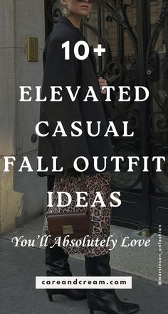 Elevated casual fall outfits for women—a curated collection of 10 autumn outfit options that combine ease with style. Get inspired by our fall fashion outfits and create your own fall outfit ideas. Boost your fall style and build a versatile fall capsule wardrobe. Discover cute, classy, and cozy everyday fall outfits; this is a must-read for anyone loving casual fall fashion. Fall Day Outfit Dressy, Cute Fall Business Outfits, Ladies Fall Fashion 2024, Taupe Fall Outfits, Cute Fall Casual Outfits For Women, Anniversary Outfits For Women Fall, Fall Sightseeing Outfit, Fall Traveling Outfits, Fall Night Out Outfit Going Out Classy