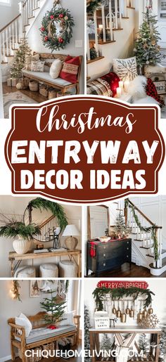 christmas entryway decorating ideas