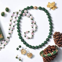 Since 1861, Gump's has been a destination for jewelry that is distinctive, extraordinary and timeless — and our jade collection is no exception. Once considered more precious than gold, jade has been more highly prized in Asia than any other gemstone. Treasured for thousands of years, it represents harmony, balance and protection, and is thought to bring good luck to the wearer. Green nephrite jade, 12mm. Diamonds, 0.06ctw. 18-karat yellow gold. 17"L. Traditional Jade Gemstone Necklaces, Nature-inspired Jade Gemstone Necklaces, Yellow Round Jade Jewelry, Collectible Jade Pendant Jewelry, Hand-strung Green Jade Jewelry, Yellow Gold Earrings, Nephrite Jade, Pure Elegance, Freshwater Cultured Pearls