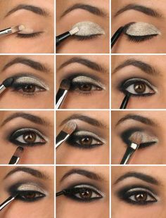 Maquillaje Smokey Eyes, Mekap Mata, Makeup Smokey, Eyeshadow For Brown Eyes, Smokey Eye Tutorial, Makeup For, Smokey Eye For Brown Eyes, Eye Makeup Pictures, Smink Inspiration