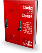 the book sticks and stones by emily bazeton is on display in front of a white background