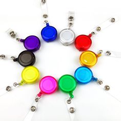 Retractable badge reel for you id badge or Marker Parker x-ray Marker holder. You will receive 2 badge reels with your purchase! Cheap Black Retractable Badge Reel, Cheap Retractable Multicolor Badge Reel, Cheap Multicolor Retractable Badge Reel, Weekly Report, Marker Holder, School Badges, Counting Calories, Smart Bracelet, Friendly Plastic