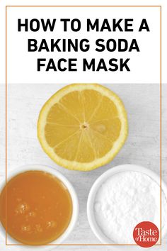 Baking Soda Mask, Baking Soda And Honey, Baking Soda Shampoo Recipe, Baking Soda Face Mask, Baking Soda Face, Best Baking, Baking Soda And Lemon, Pore Mask, Baking Soda Vinegar